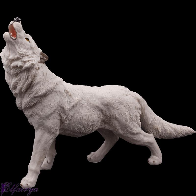 Heulender Polarwolf